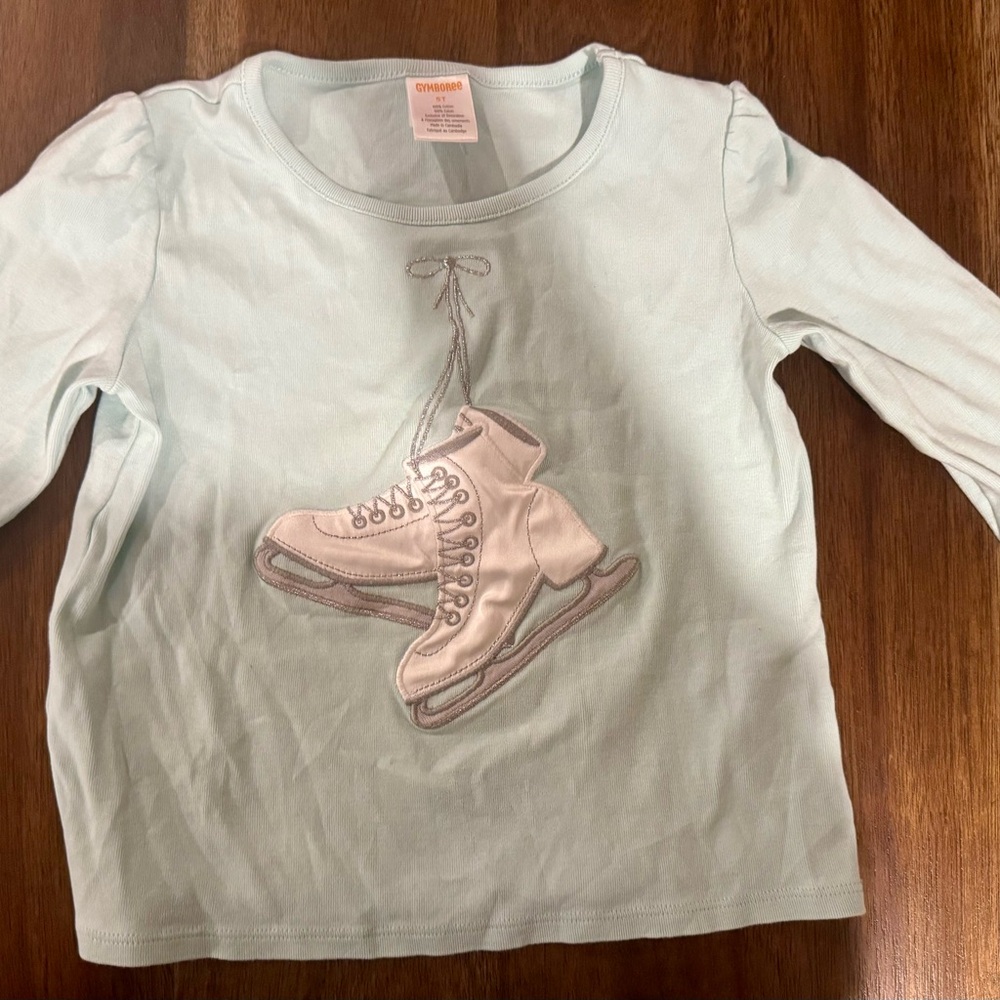 Gymboree Ice Skating Long Sleeve Tee